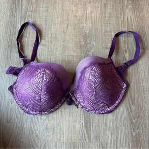 Victoria's Secret Purple Lace Bra